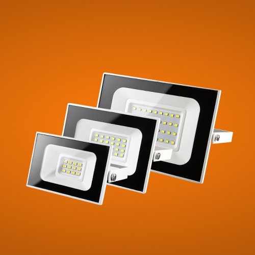 Прожектор светодиодный iSvet USL-105 220В 100Вт 8000Лм 6000K 120° IP65 290х196х30мм картинка 